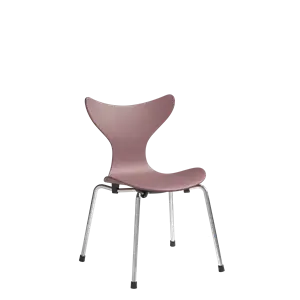 Fritz Hansen - Børnestol - Lily™ - Wild Rose/krom ben